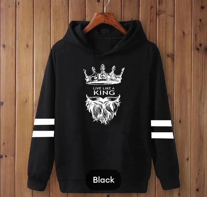 1 pc men cottons Kings print hoodie