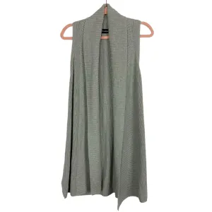 525 America Grey Sleeveless Sweater Cardigan- Size S (see notes)