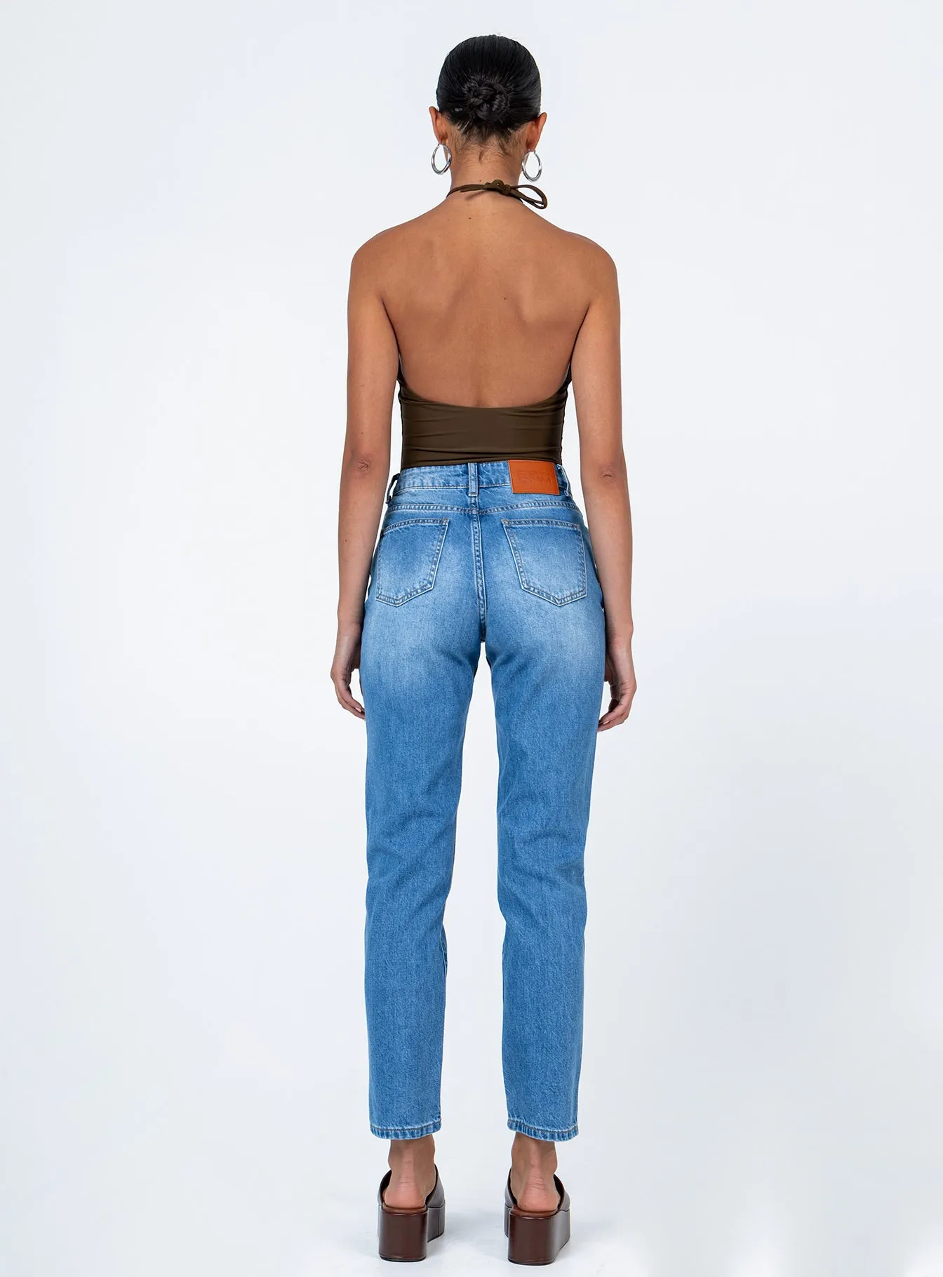 Abarca Straight Leg Denim Jeans