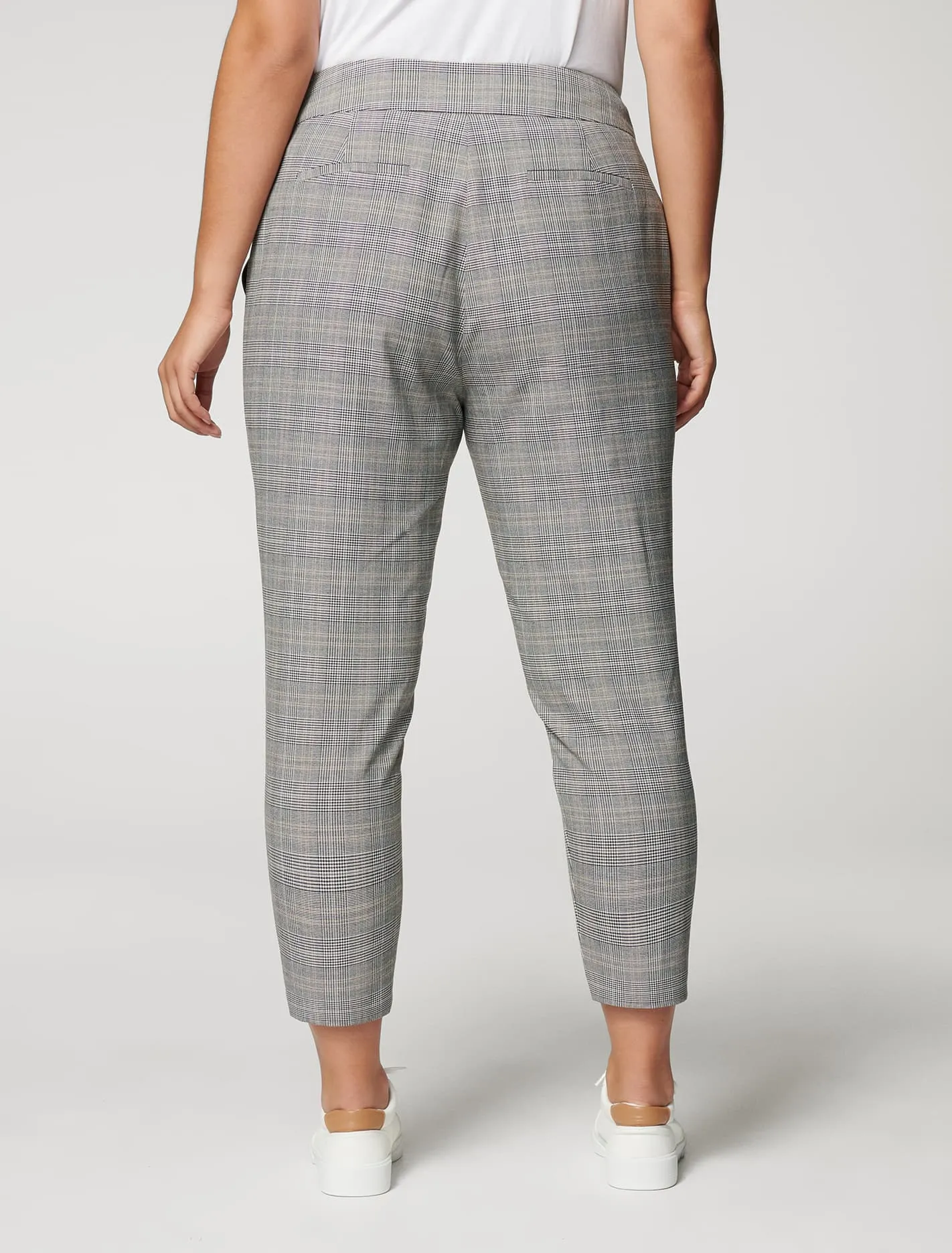 Adeline Curve High Waist Check Pant