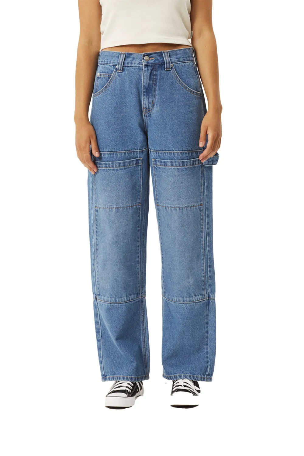 Afends Moss Hemp Denim Carpenter Jeans