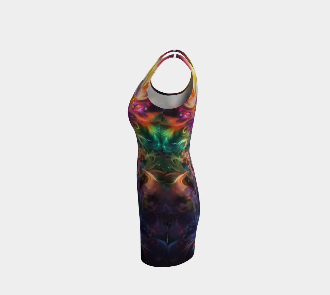 AIR THEORY BODYCON DRESS  | ACIDMATH AI