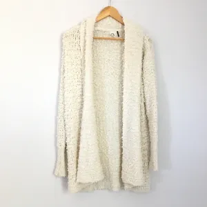 Akemi   Kin Anthropologie Cream Open Front Sweater Cardigan- Size S