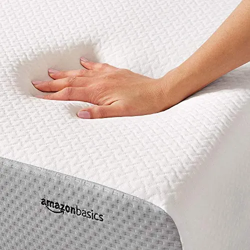 Amazon Basics Memory Foam Mattress, Soft Plush Feel, 12 Inch, Full