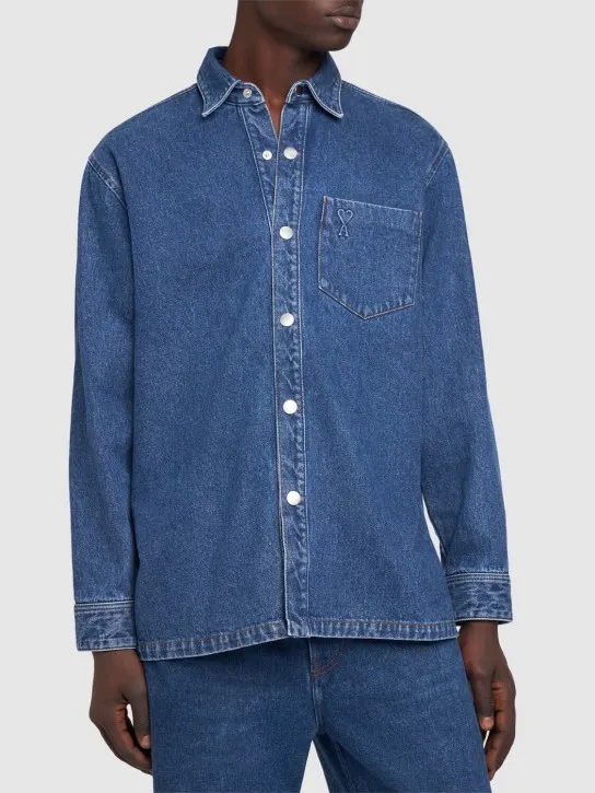 AMI Paris   Adc denim overshirt 