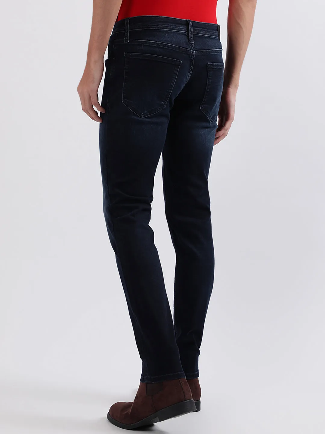 Antony Morato Men Solid Tapered Fit Jeans