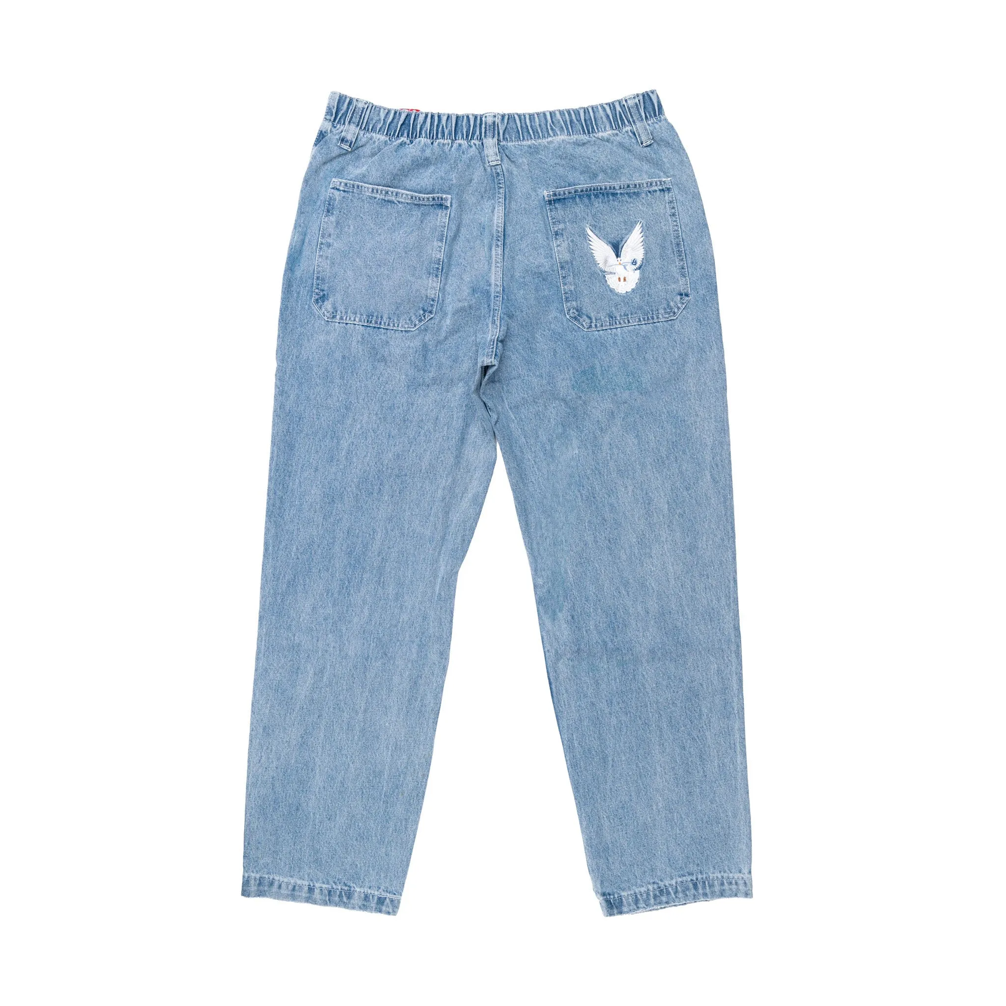 April Blue Dove Denim Jeans Light Blue Wash