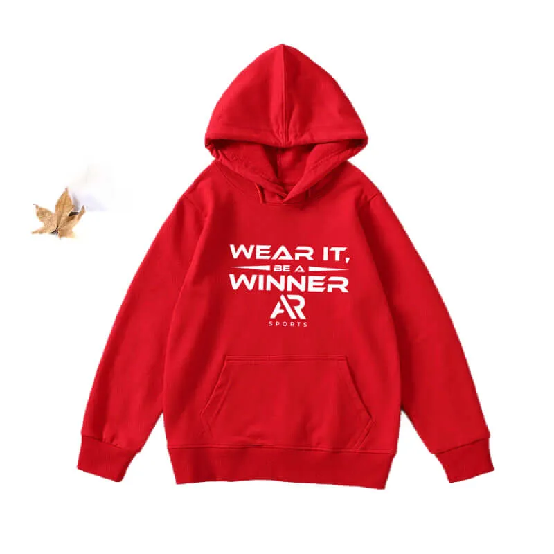 AR Sportswear Children's Slogan Hoodie