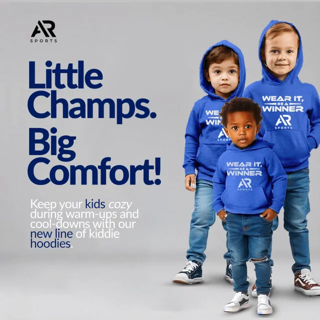 AR Sportswear Children's Slogan Hoodie