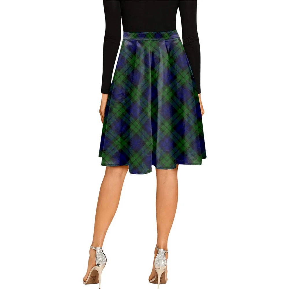 Bannatyne Tartan Melete Pleated Midi Skirt