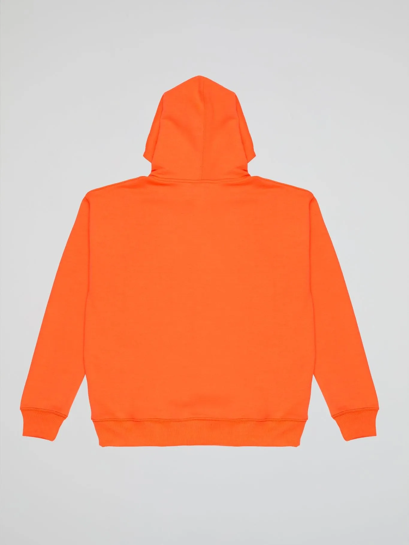 Bhype Society - Neon Orange Hoodie Bhype Logo Essentials