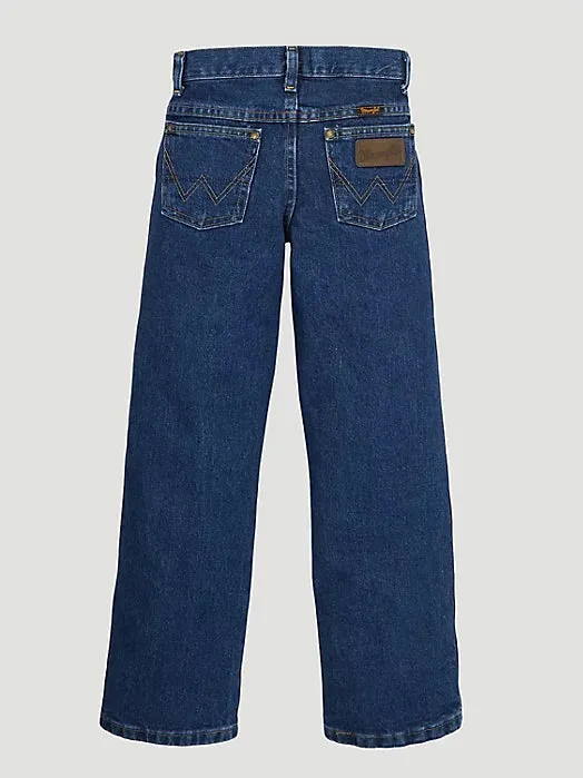 BOY'S GEORGE STRAIT COWBOY CUT® COLLECTION BY WRANGLER® ORIGINAL FIT JEAN IN HEAVYWEIGHT STONE DENIM | 13jgshd