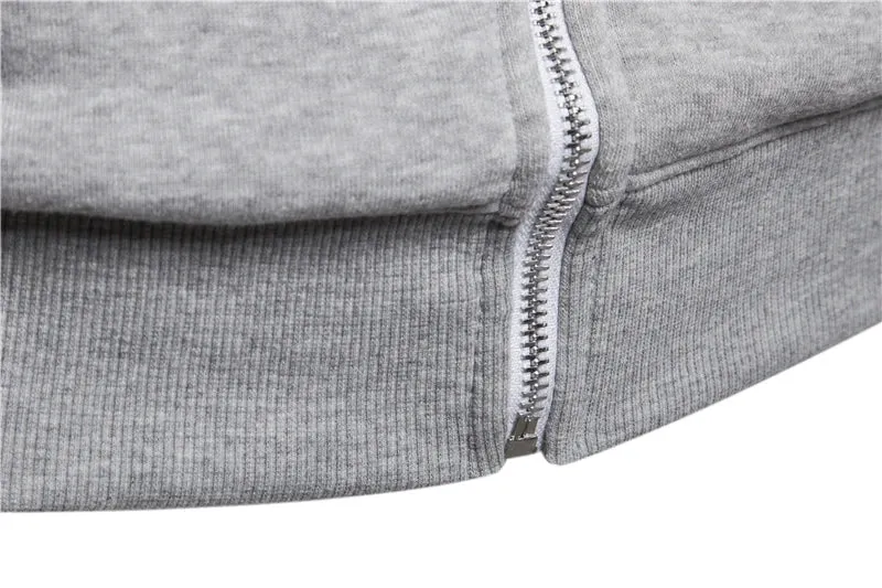 Brand Quality Cotton Hoodie Men Solid Casual Thick Fleece Spring Men's Sweatshirts Fashion Slim Fit Hooded Men Hoodies