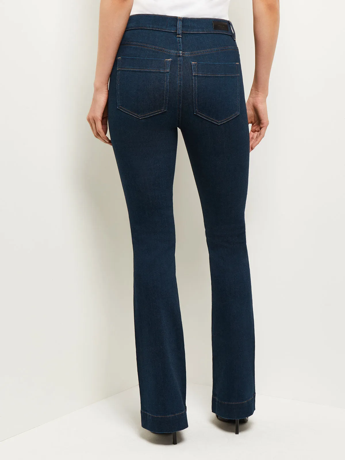 Bridget High-Rise Bootcut Jeans, Undertow