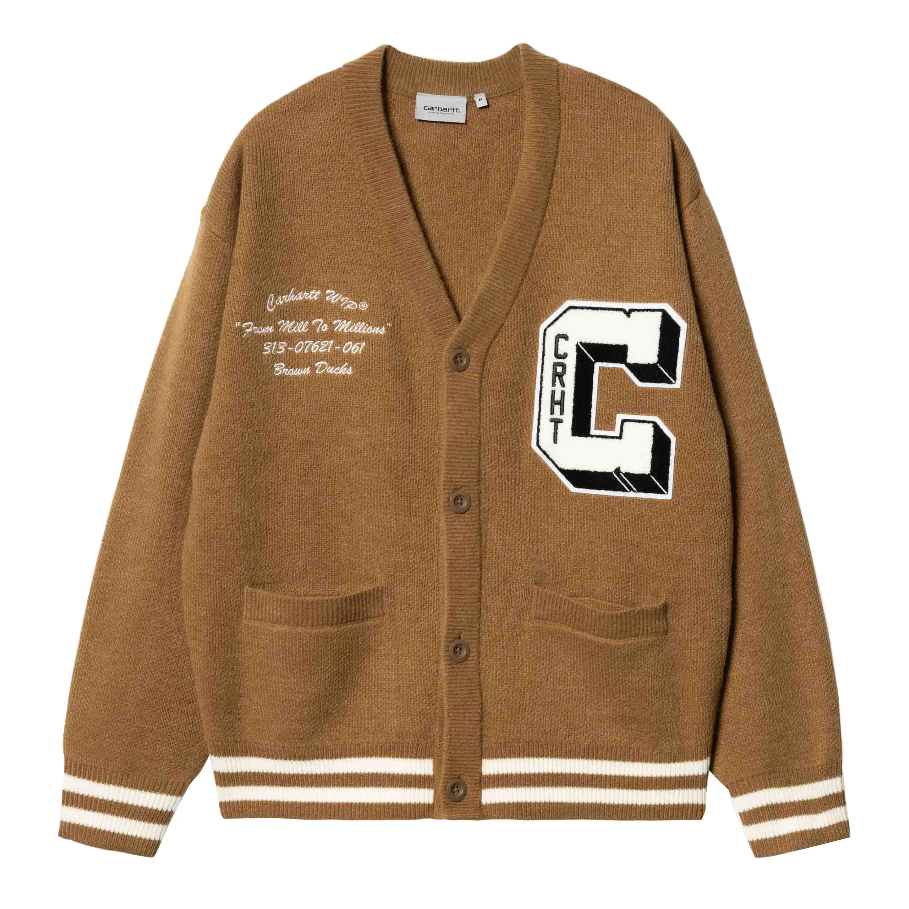 Brown Ducks Cardigan - Hamilton Brown / Wax