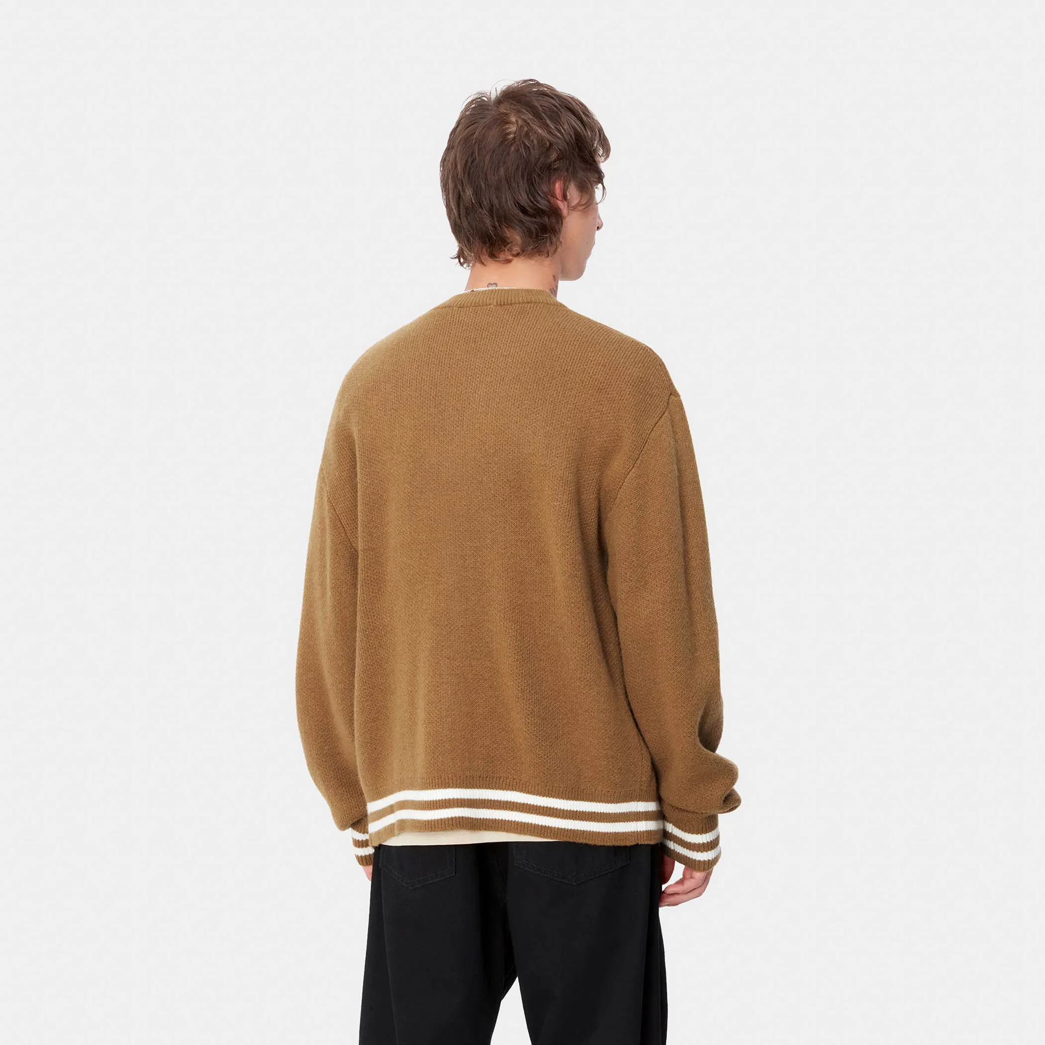 Brown Ducks Cardigan - Hamilton Brown / Wax