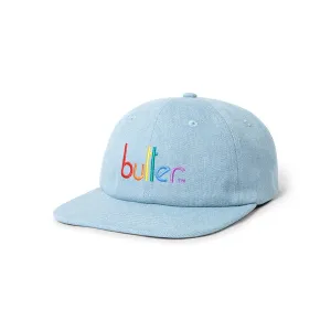 Butter Goods Colours 6 Panel Cap - Light Wash Denim