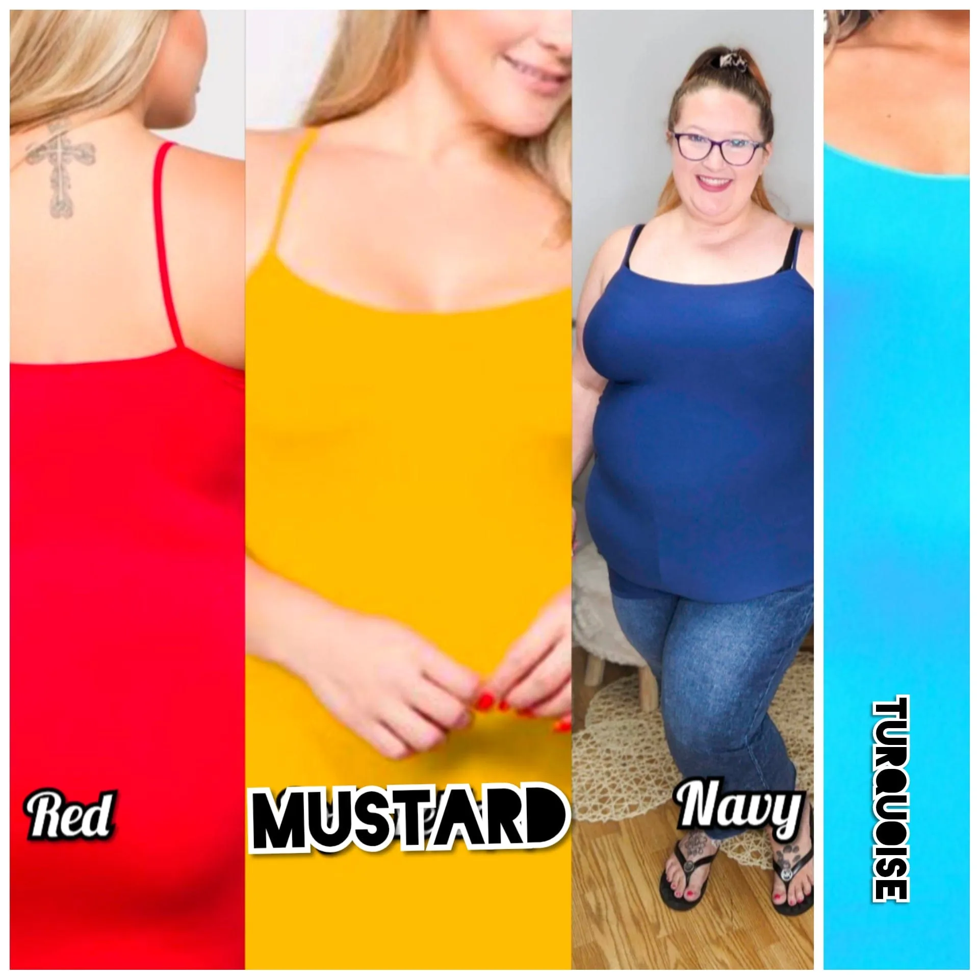 Cami Strap Long Tank (Lots of Colors!)