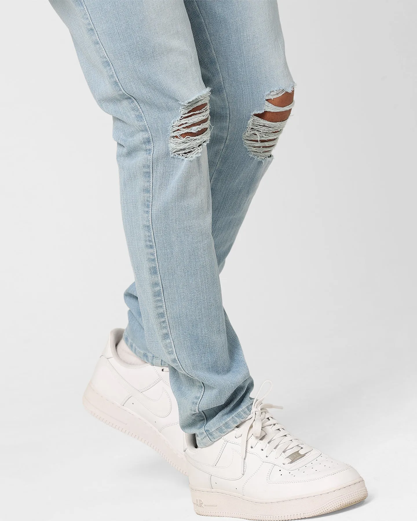 Carre Daily Distressed Jeans Superwash Blue