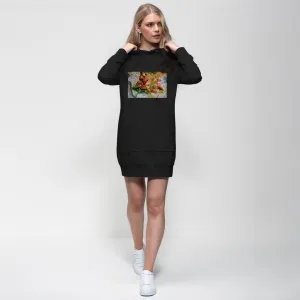 Chicken Burrito Premium Adult Hoodie Dress