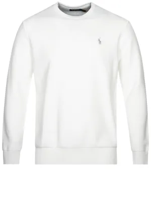 Cotton Crewneck Jumper White