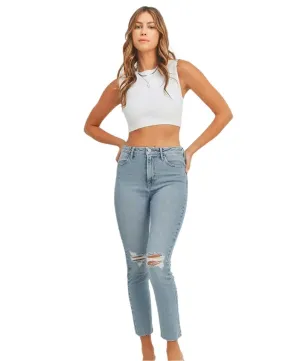 Dakota Distressed Skinny Jeans