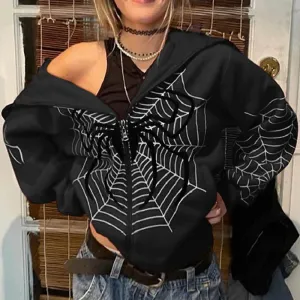 Dark Spider Web Top