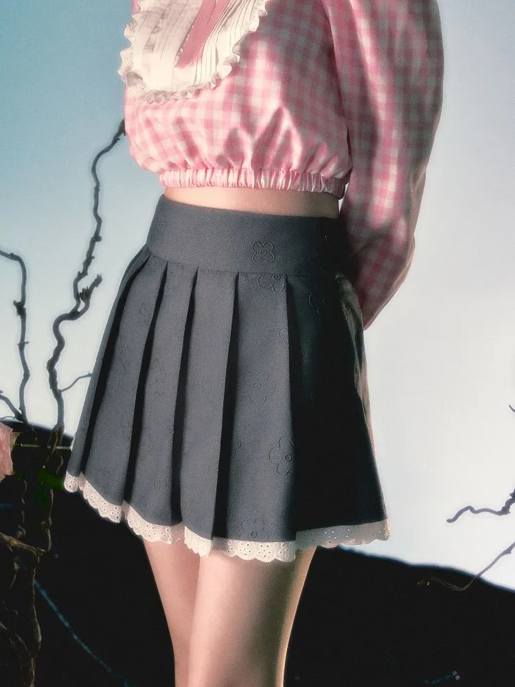 Decoration Pleated Skirt【s0000004801】