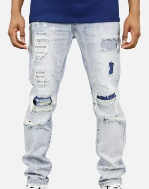 DH Essentials 3D RIP AND REPAIR STRING JEANS