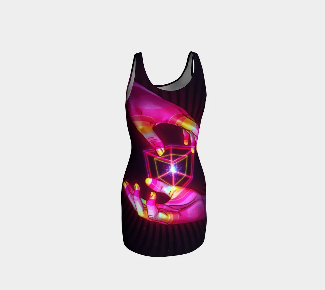 Dimensional Bodycon Dress | Phazed