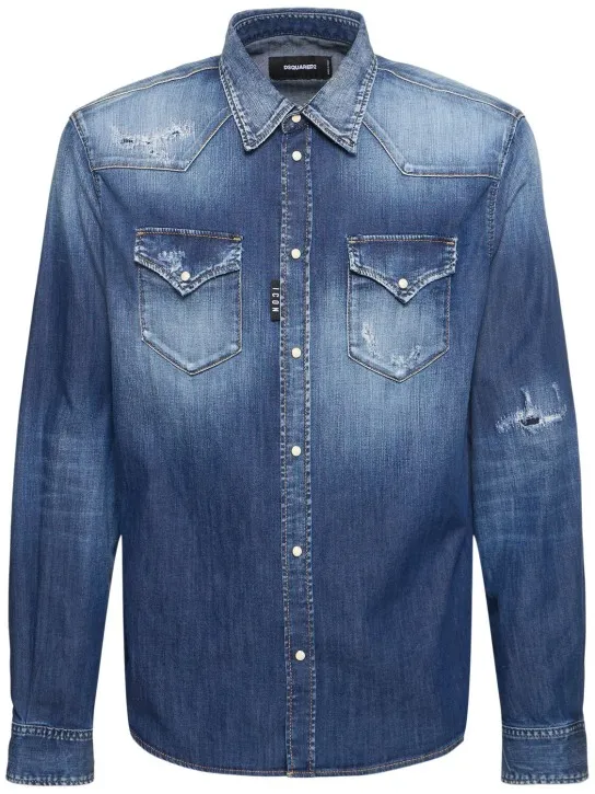 Dsquared2   Icon western denim shirt 