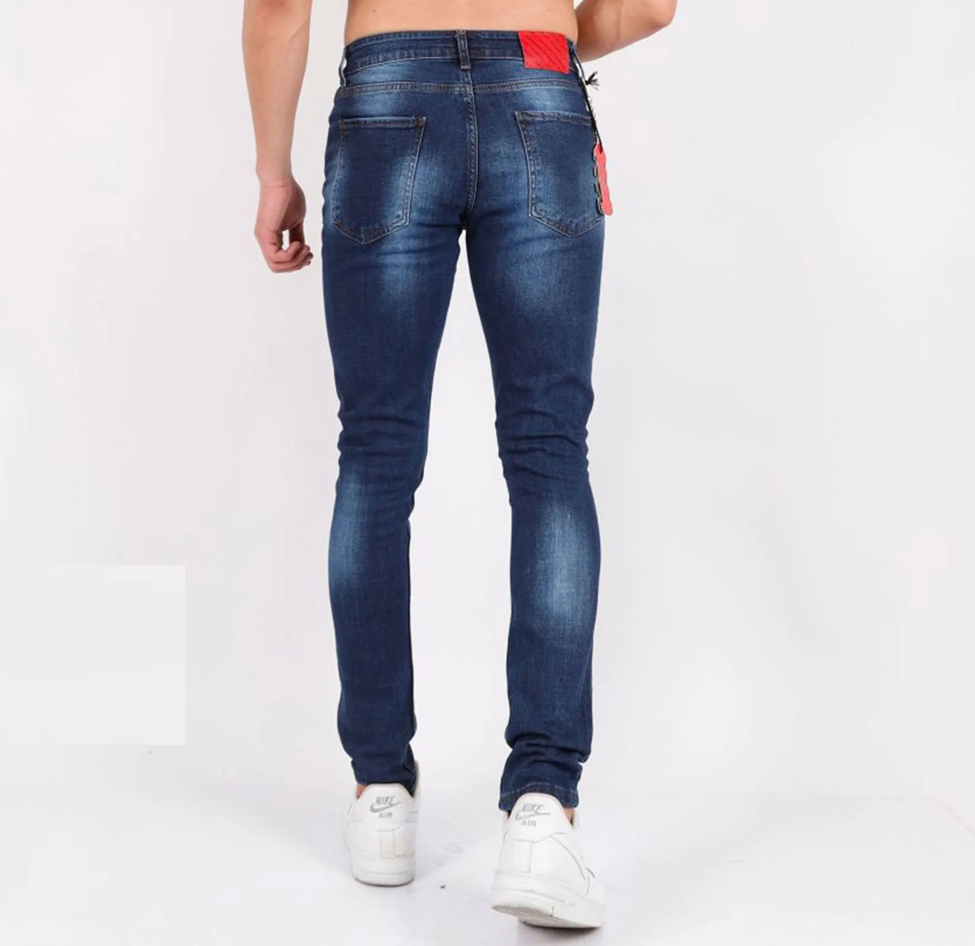 ELIE BALLEH MEDIUM BLUE DENIM JEANS Pants