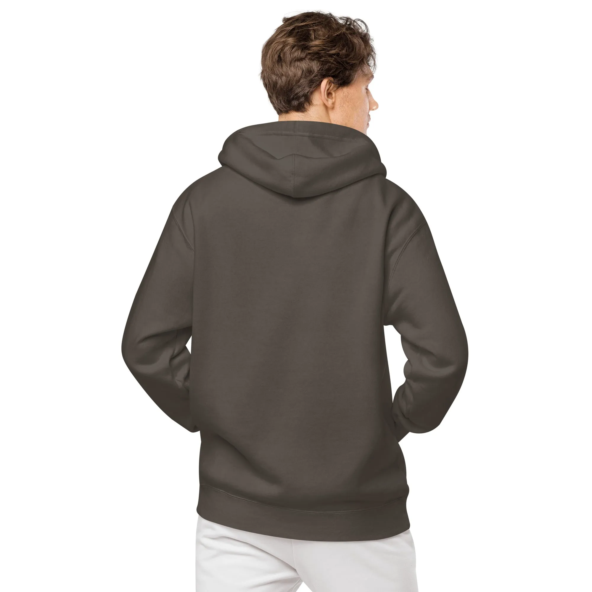 Embroidered Super Dad Unisex Pigment-Dyed Hoodie