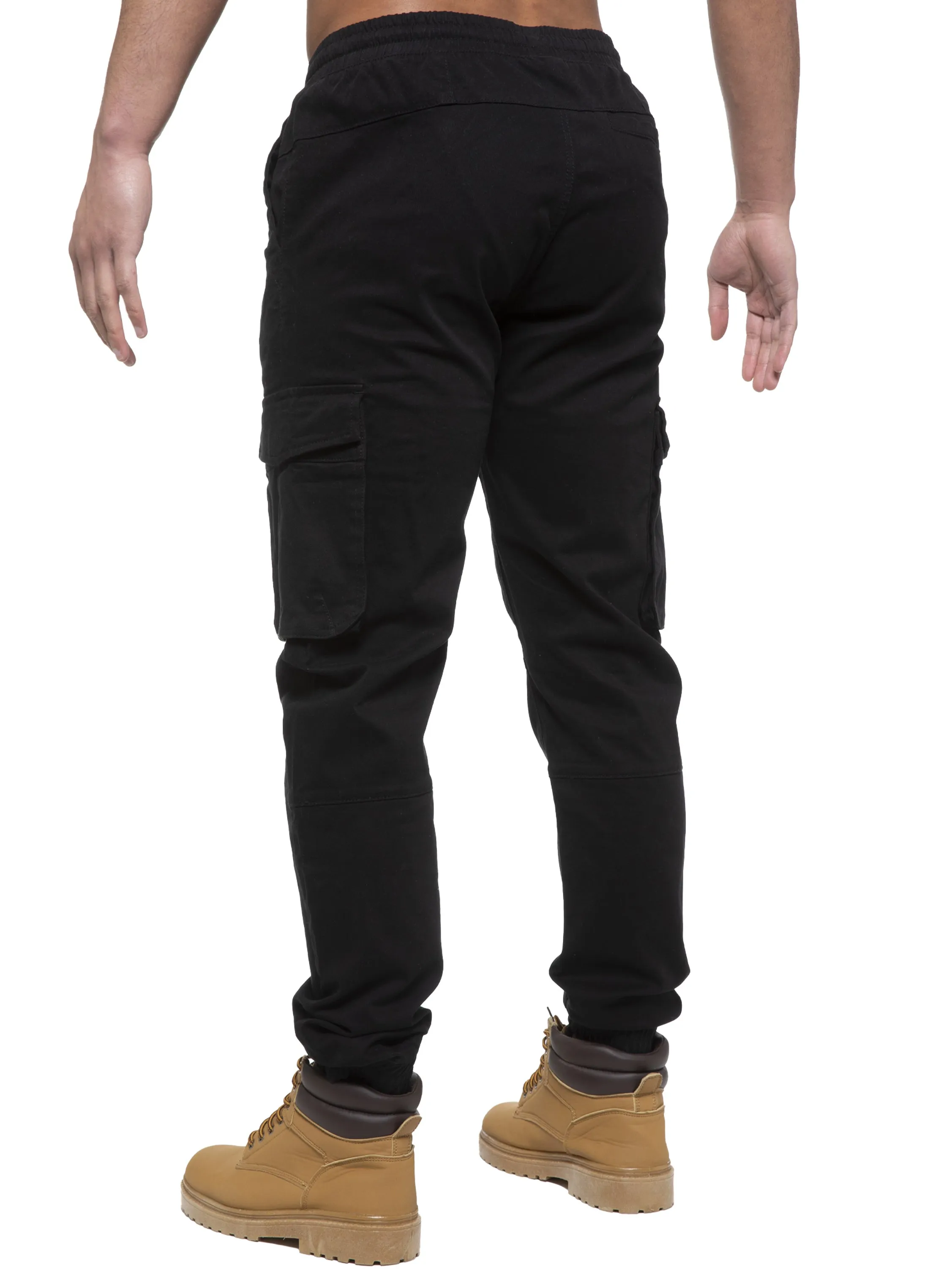 Enzo | Mens Cargo Jogger Jeans