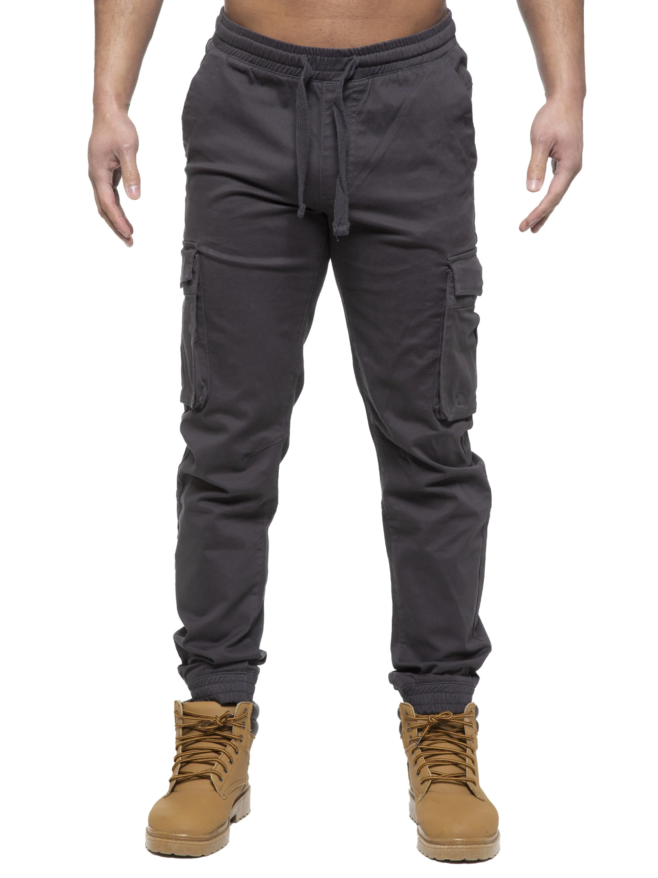 Enzo | Mens Cargo Jogger Jeans