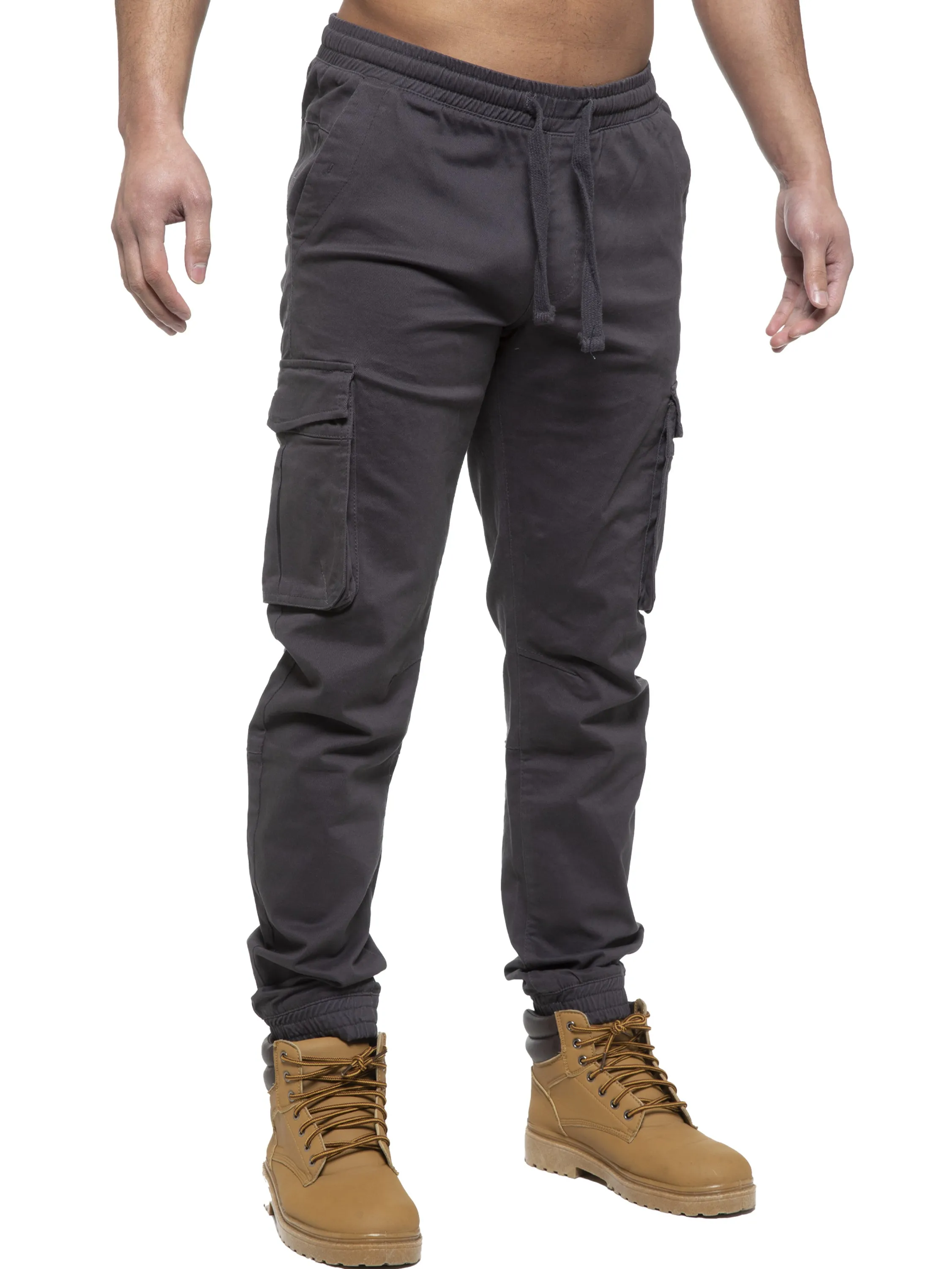 Enzo | Mens Cargo Jogger Jeans