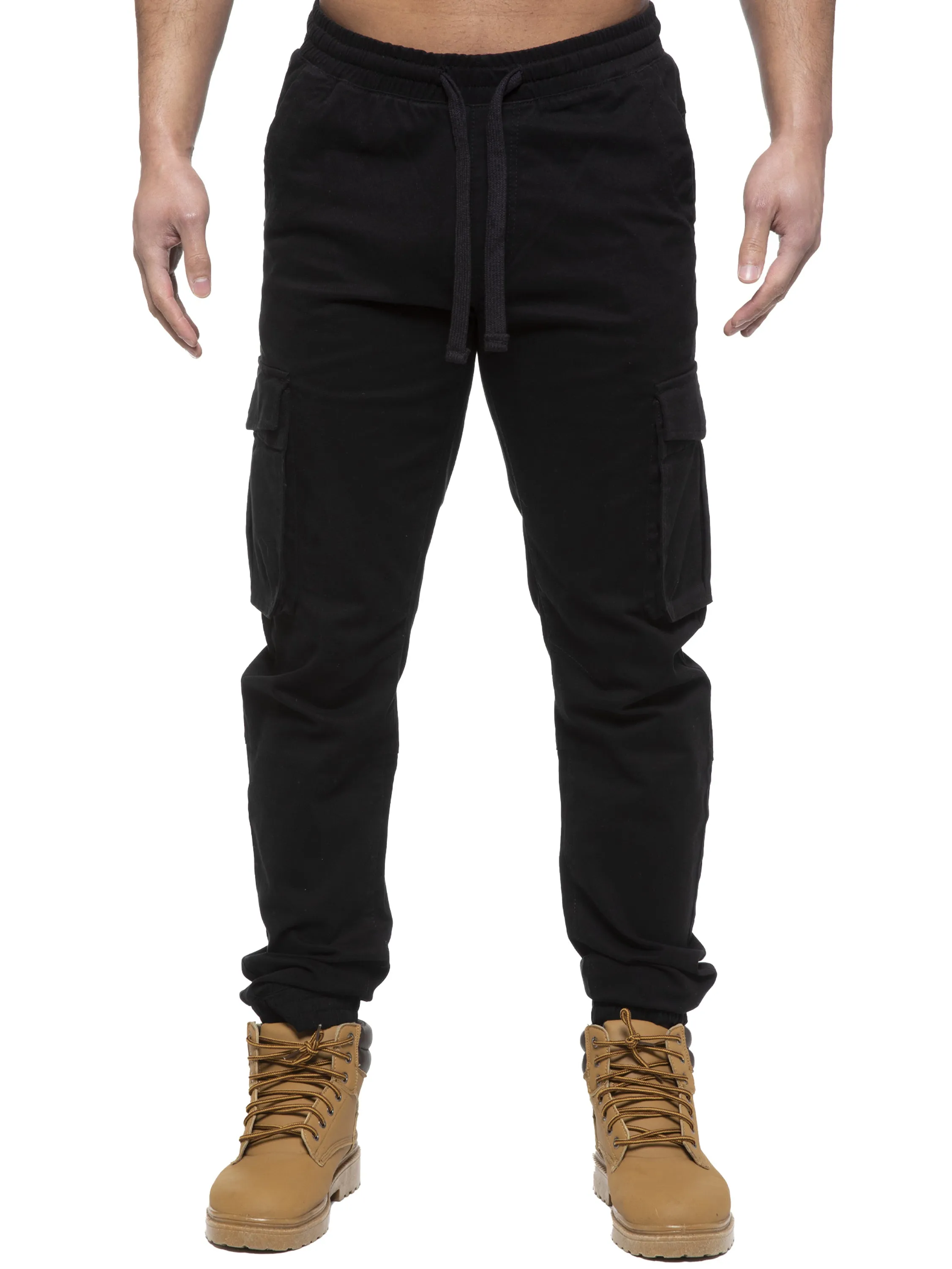 Enzo | Mens Cargo Jogger Jeans