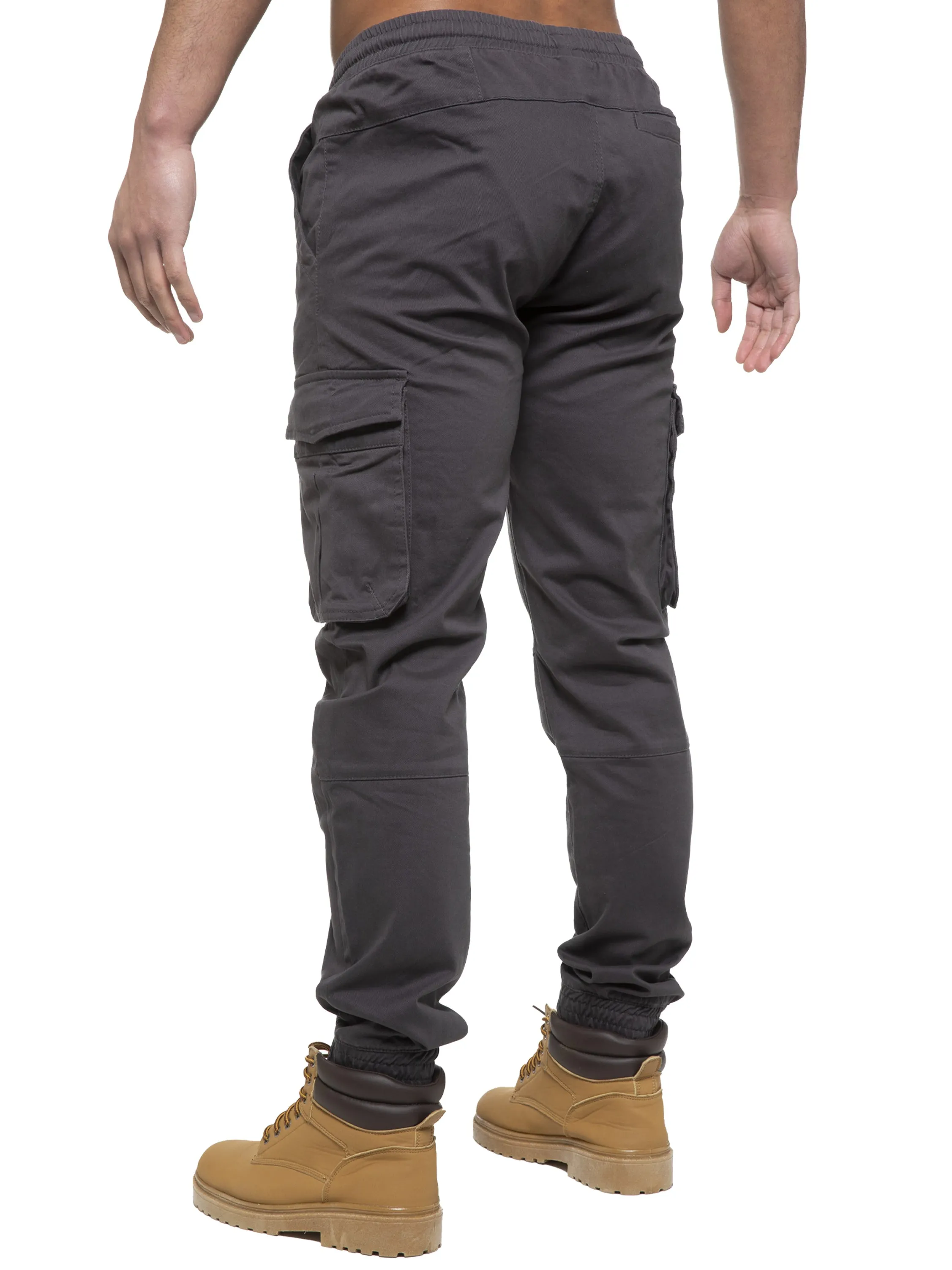 Enzo | Mens Cargo Jogger Jeans