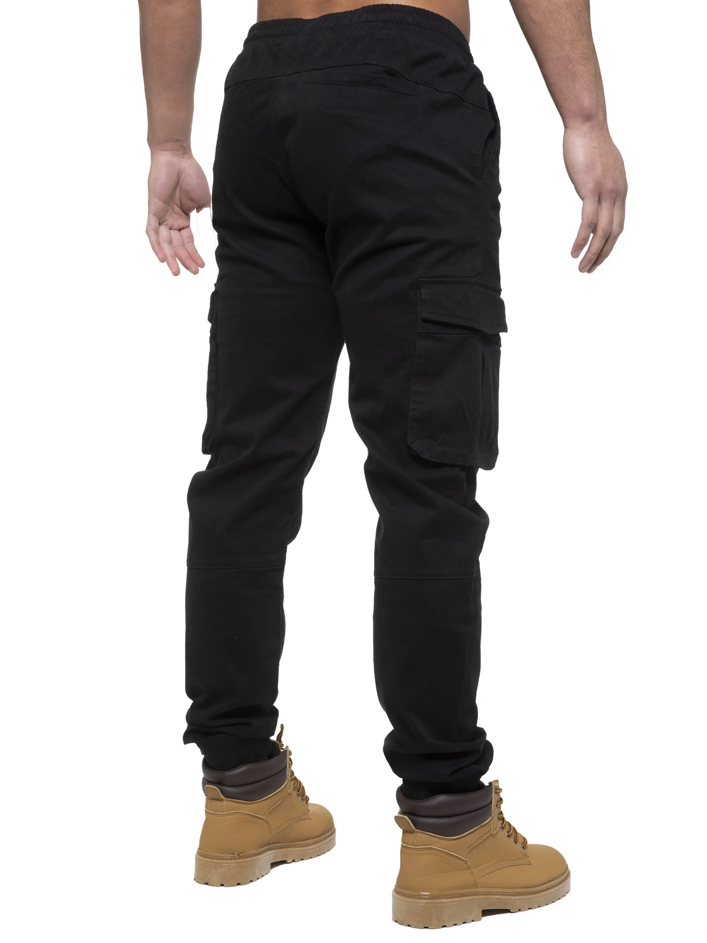 Enzo | Mens Cargo Jogger Jeans