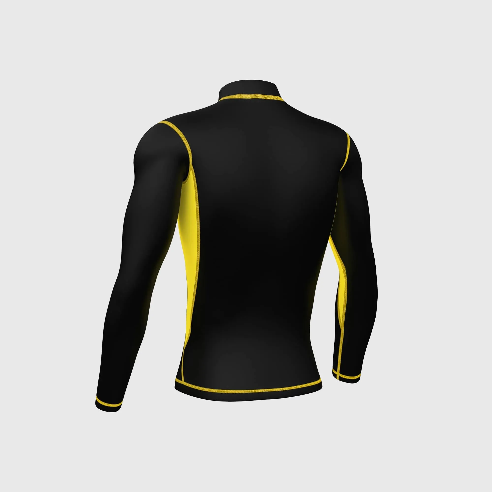 Fdx Inorex Yellow Men's & Boy's Thermal Winter Base Layer Compression Top