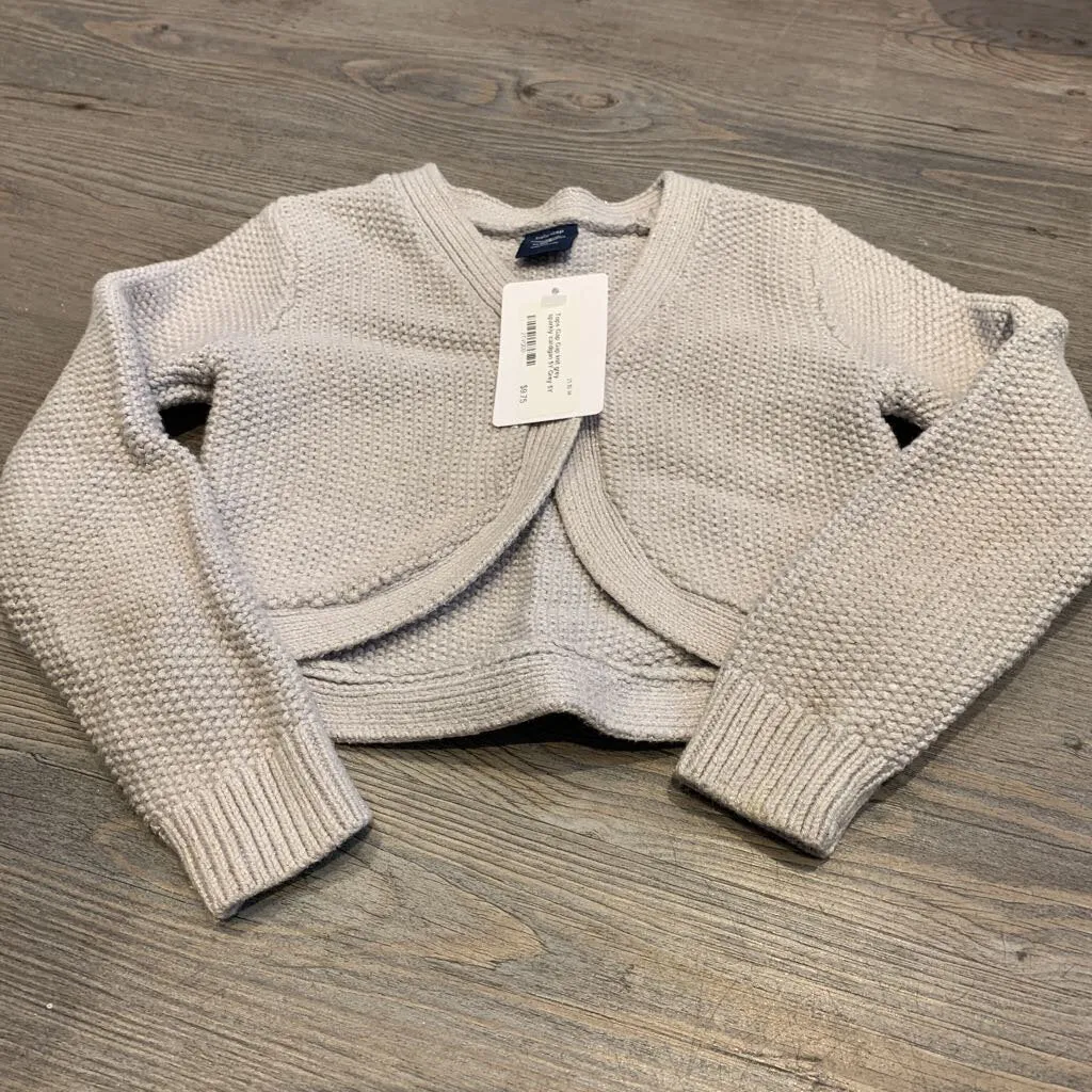 Gap knit grey sparkly cardigan 5Y