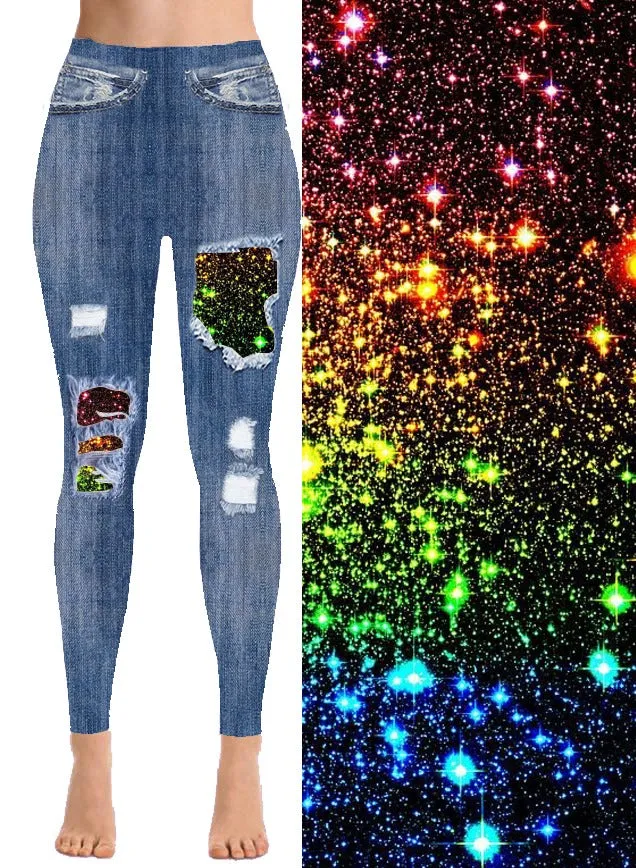 Hidden space leggings and capris