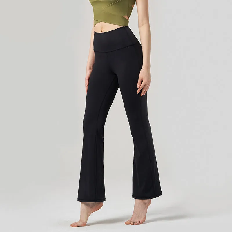 High-waist Flared Pants