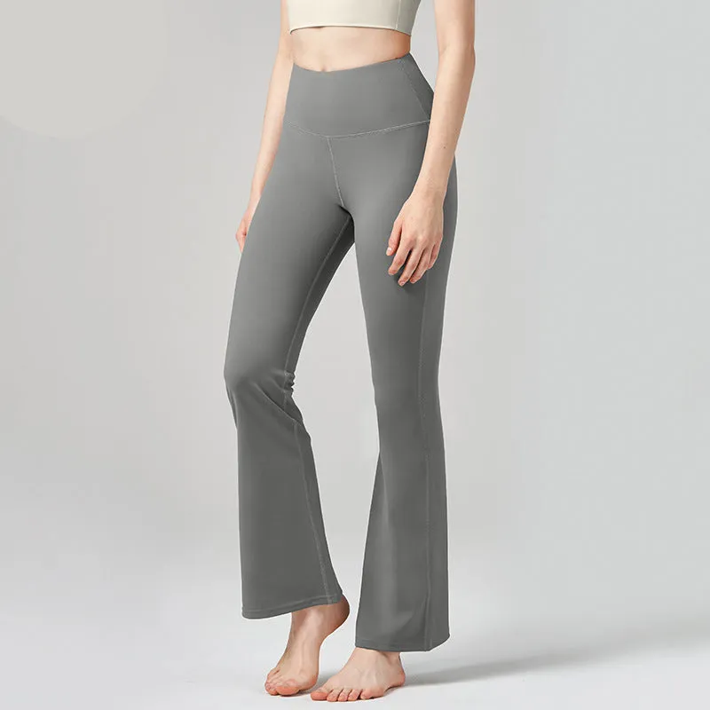 High-waist Flared Pants