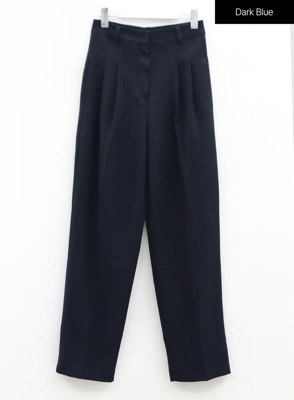 High Waist Pintuck Wide Leg Tailored Pants OS13