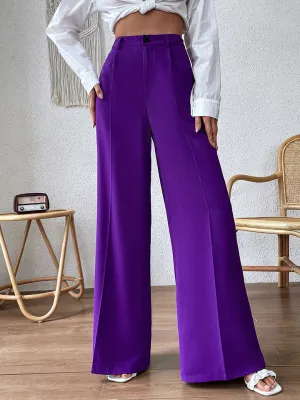 High Waist Wide Leg Pants