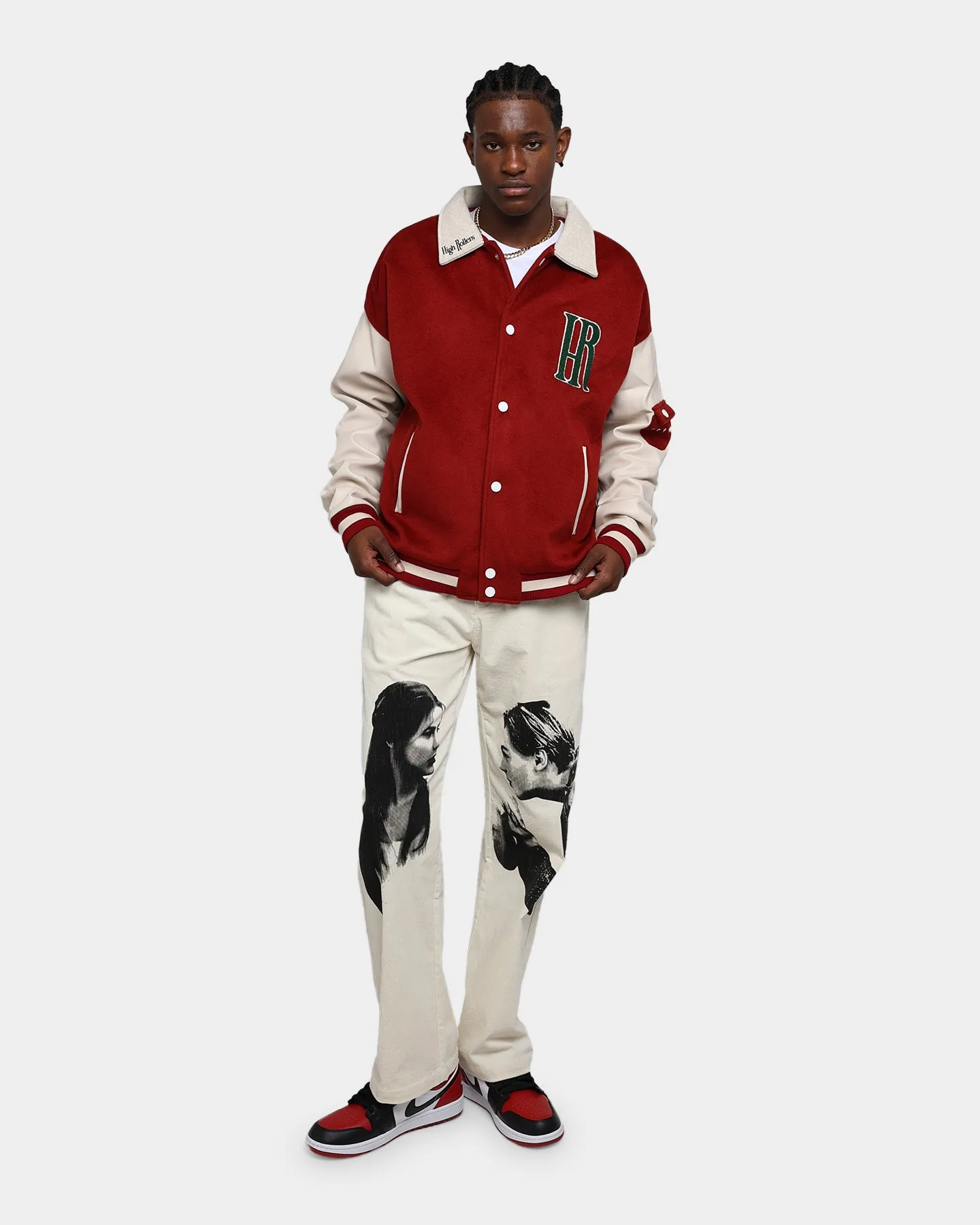 International Collective Lust For Love Corduroy Pants Off White