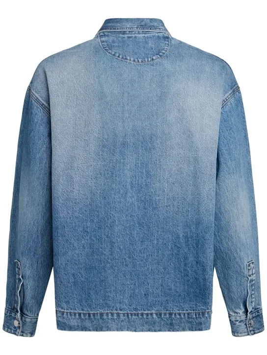 Jacquemus   La Chemise De Nîmes logo denim overshirt 