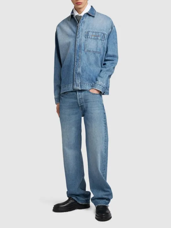 Jacquemus   La Chemise De Nîmes logo denim overshirt 