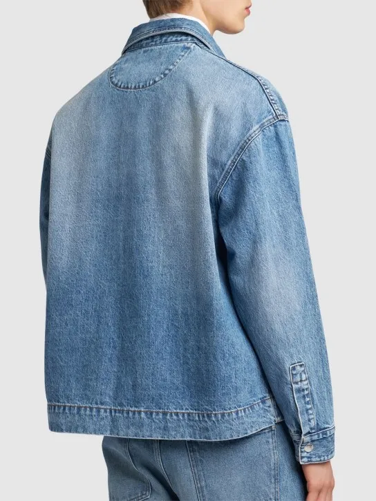 Jacquemus   La Chemise De Nîmes logo denim overshirt 